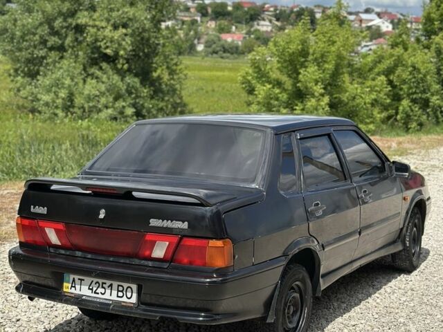 Чорний ВАЗ 2115 Самара, об'ємом двигуна 1.6 л та пробігом 218 тис. км за 1100 $, фото 4 на Automoto.ua
