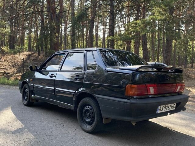 Черный ВАЗ 2115 Самара, объемом двигателя 1.6 л и пробегом 100 тыс. км за 1000 $, фото 4 на Automoto.ua