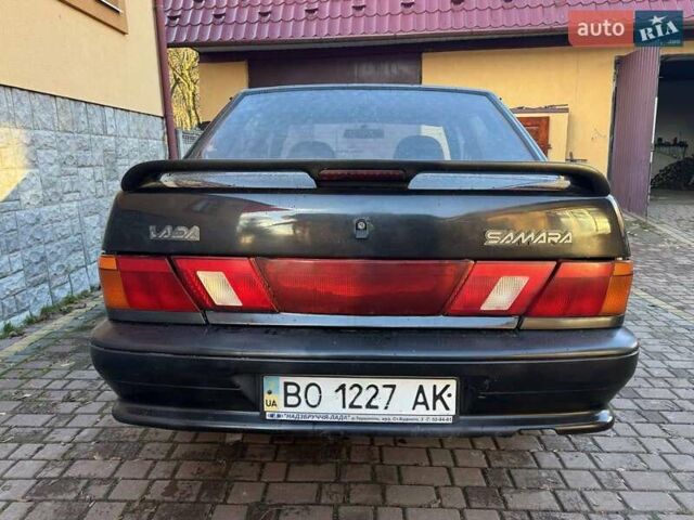 Черный ВАЗ 2115 Самара, объемом двигателя 1.6 л и пробегом 295 тыс. км за 1900 $, фото 3 на Automoto.ua