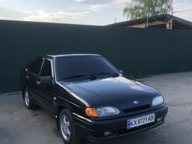 Черный ВАЗ 2115 Самара, объемом двигателя 1.6 л и пробегом 225 тыс. км за 2550 $, фото 1 на Automoto.ua