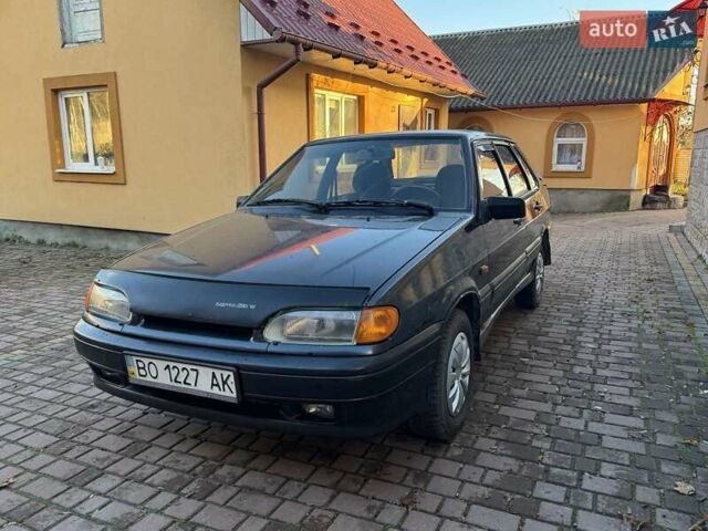 Черный ВАЗ 2115 Самара, объемом двигателя 1.6 л и пробегом 295 тыс. км за 1900 $, фото 1 на Automoto.ua