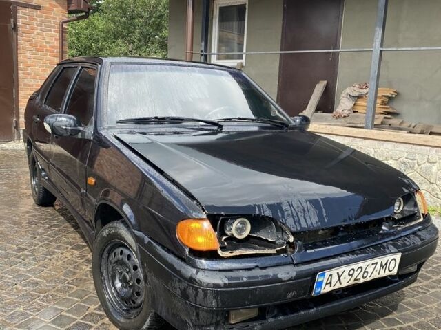 Чорний ВАЗ 2115 Самара, об'ємом двигуна 1.6 л та пробігом 100 тис. км за 1650 $, фото 1 на Automoto.ua