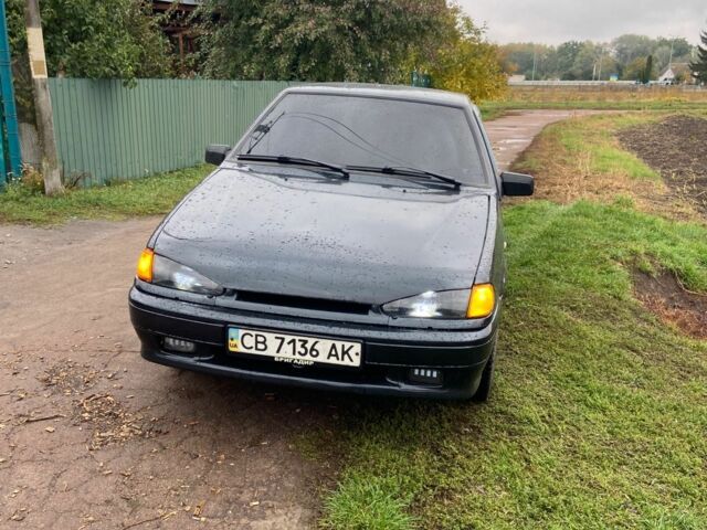 Черный ВАЗ 2115 Самара, объемом двигателя 1.6 л и пробегом 420 тыс. км за 2000 $, фото 1 на Automoto.ua