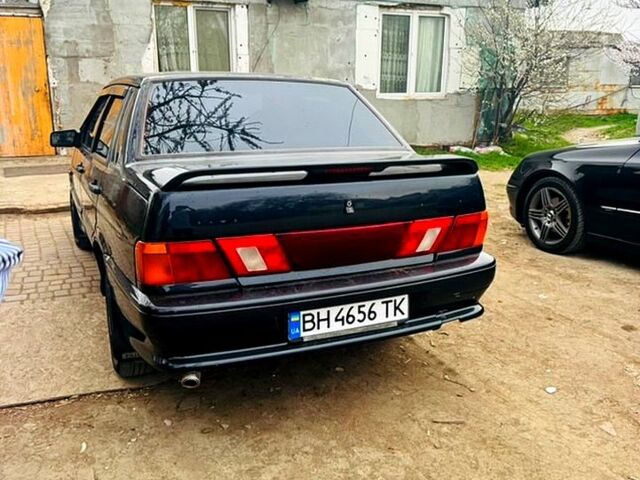 Черный ВАЗ 2115 Самара, объемом двигателя 1.6 л и пробегом 197 тыс. км за 1800 $, фото 2 на Automoto.ua