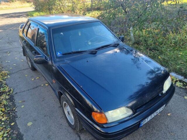 Черный ВАЗ 2115 Самара, объемом двигателя 1.6 л и пробегом 177 тыс. км за 1550 $, фото 2 на Automoto.ua