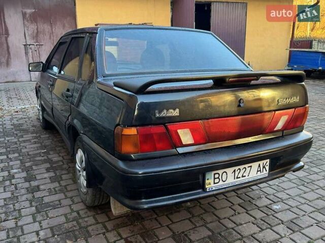 Черный ВАЗ 2115 Самара, объемом двигателя 1.6 л и пробегом 295 тыс. км за 1900 $, фото 6 на Automoto.ua