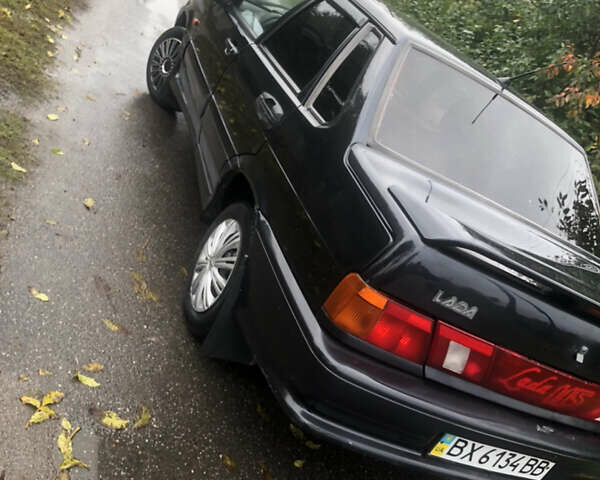 Черный ВАЗ 2115 Самара, объемом двигателя 1.6 л и пробегом 160 тыс. км за 2250 $, фото 4 на Automoto.ua