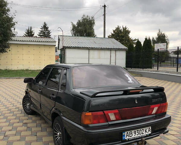 Черный ВАЗ 2115 Самара, объемом двигателя 1.6 л и пробегом 290 тыс. км за 2800 $, фото 5 на Automoto.ua