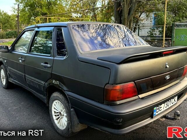 Чорний ВАЗ 2115 Самара, об'ємом двигуна 1.6 л та пробігом 300 тис. км за 900 $, фото 4 на Automoto.ua