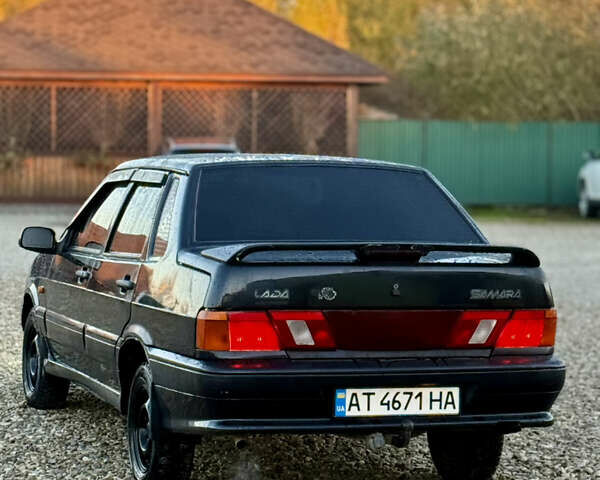 Черный ВАЗ 2115 Самара, объемом двигателя 1.6 л и пробегом 230 тыс. км за 1199 $, фото 5 на Automoto.ua