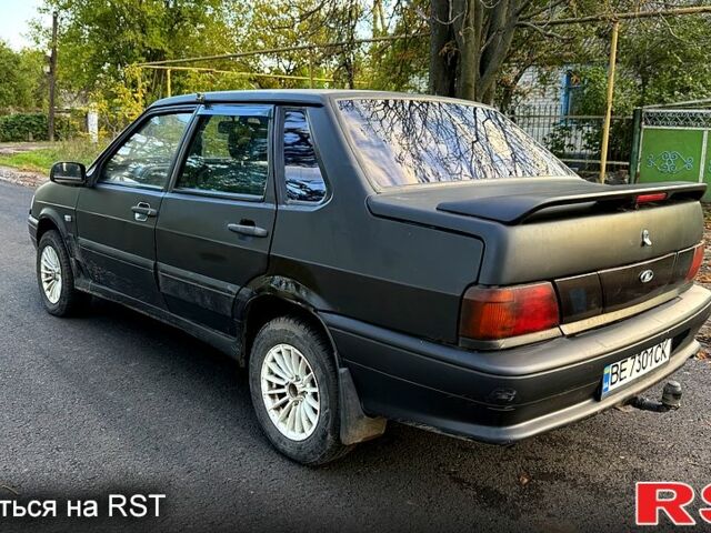 Чорний ВАЗ 2115 Самара, об'ємом двигуна 1.6 л та пробігом 300 тис. км за 900 $, фото 6 на Automoto.ua