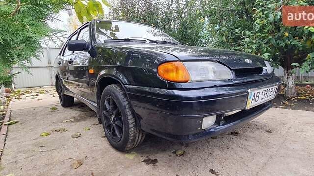 Черный ВАЗ 2115 Самара, объемом двигателя 1.6 л и пробегом 110 тыс. км за 2600 $, фото 6 на Automoto.ua