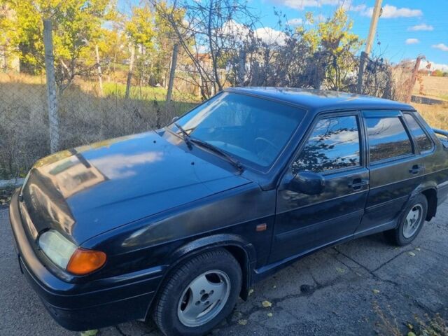 Черный ВАЗ 2115 Самара, объемом двигателя 1.6 л и пробегом 177 тыс. км за 1550 $, фото 1 на Automoto.ua