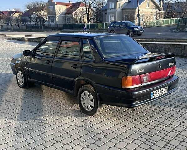 Черный ВАЗ 2115 Самара, объемом двигателя 1.6 л и пробегом 155 тыс. км за 1650 $, фото 9 на Automoto.ua
