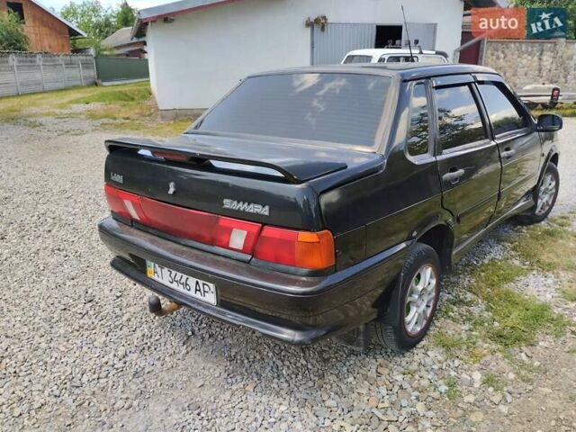 ВАЗ 2115 Самара 2008 у Івано-Франківську на Automoto.ua Чорний ВАЗ 2115 Самара, об'ємом двигуна 1.6 л та пробігом 250 тис. км за 1650 $, фото 4 на Automoto.ua