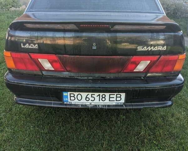 Черный ВАЗ 2115 Самара, объемом двигателя 1.6 л и пробегом 130 тыс. км за 1700 $, фото 11 на Automoto.ua