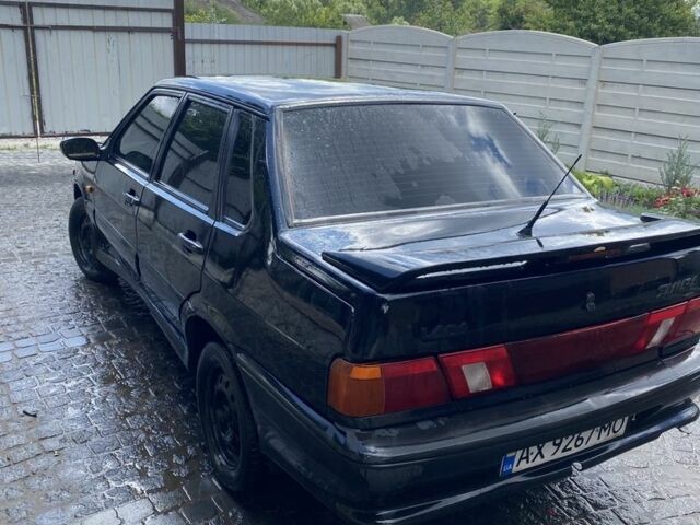 Чорний ВАЗ 2115 Самара, об'ємом двигуна 1.6 л та пробігом 100 тис. км за 1650 $, фото 3 на Automoto.ua