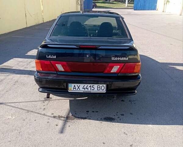 Чорний ВАЗ 2115 Самара, об'ємом двигуна 1.6 л та пробігом 122 тис. км за 2100 $, фото 4 на Automoto.ua