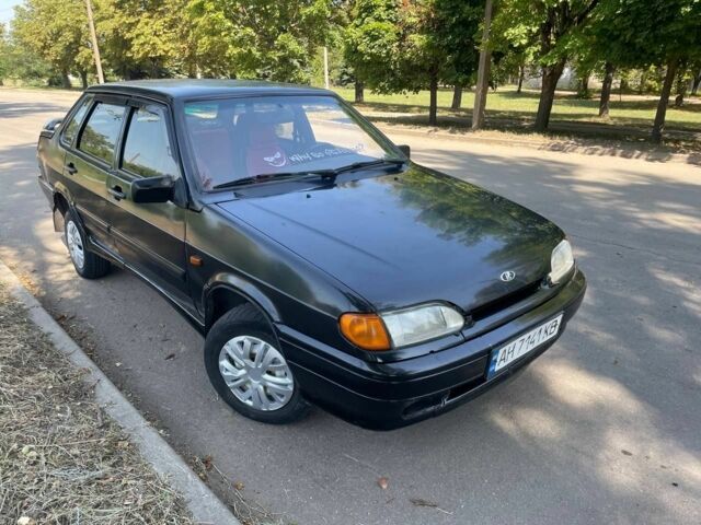 Чорний ВАЗ 2115 Самара, об'ємом двигуна 1.6 л та пробігом 120 тис. км за 1500 $, фото 4 на Automoto.ua