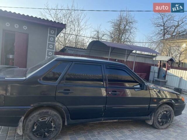 Чорний ВАЗ 2115 Самара, об'ємом двигуна 1.6 л та пробігом 200 тис. км за 2100 $, фото 3 на Automoto.ua