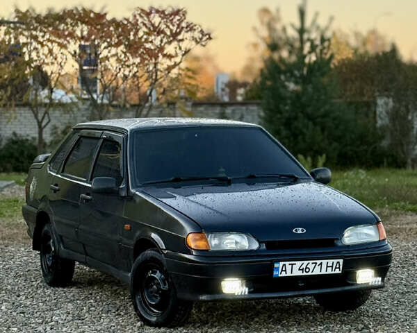 Черный ВАЗ 2115 Самара, объемом двигателя 1.6 л и пробегом 230 тыс. км за 1199 $, фото 1 на Automoto.ua