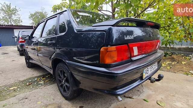 Черный ВАЗ 2115 Самара, объемом двигателя 1.6 л и пробегом 110 тыс. км за 2600 $, фото 2 на Automoto.ua