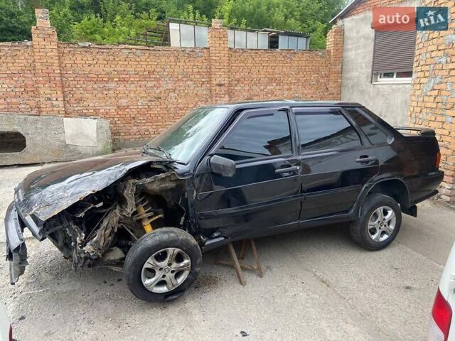 Черный ВАЗ 2115 Самара, объемом двигателя 1.6 л и пробегом 155 тыс. км за 999 $, фото 3 на Automoto.ua