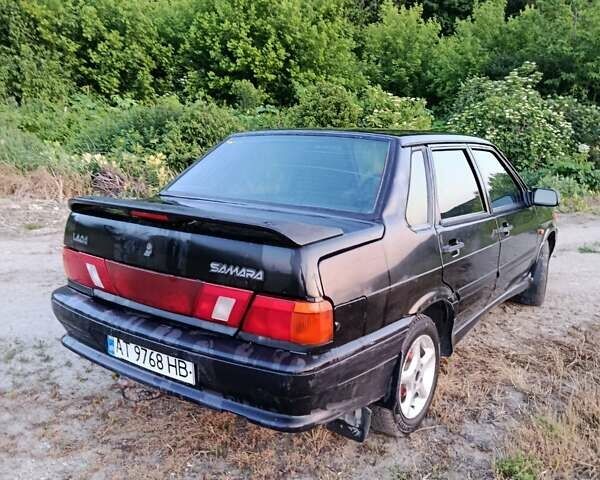 Черный ВАЗ 2115 Самара, объемом двигателя 1.6 л и пробегом 181 тыс. км за 1850 $, фото 9 на Automoto.ua