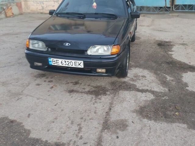 Черный ВАЗ 2115 Самара, объемом двигателя 1.6 л и пробегом 215 тыс. км за 1950 $, фото 1 на Automoto.ua