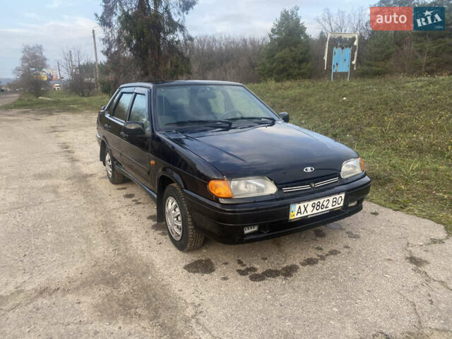Черный ВАЗ 2115 Самара, объемом двигателя 1.6 л и пробегом 138 тыс. км за 2500 $, фото 1 на Automoto.ua
