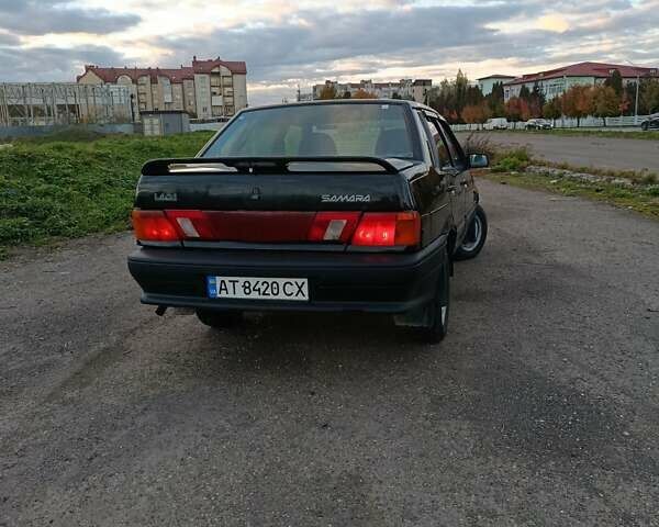 Черный ВАЗ 2115 Самара, объемом двигателя 1.6 л и пробегом 238 тыс. км за 1500 $, фото 5 на Automoto.ua
