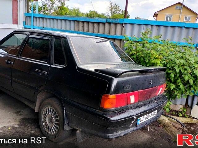 Черный ВАЗ 2115 Самара, объемом двигателя 1.6 л и пробегом 210 тыс. км за 1700 $, фото 2 на Automoto.ua