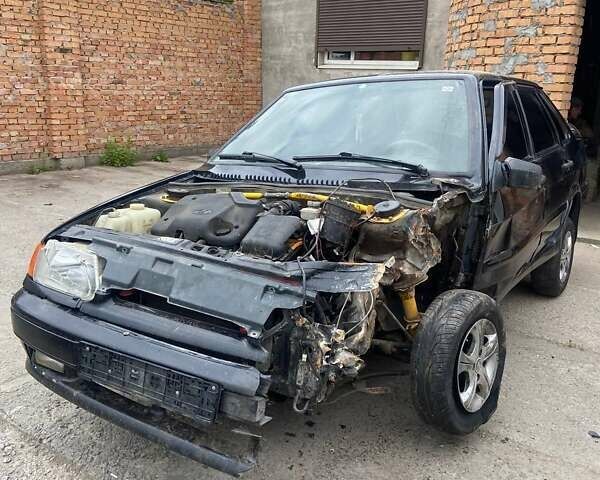 Черный ВАЗ 2115 Самара, объемом двигателя 1.6 л и пробегом 155 тыс. км за 999 $, фото 2 на Automoto.ua