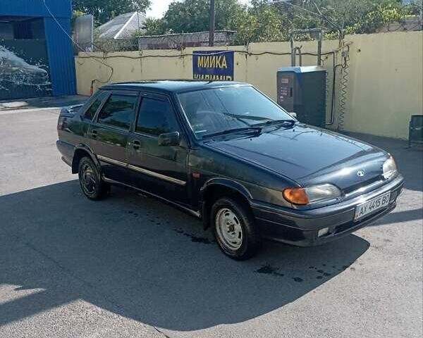 Чорний ВАЗ 2115 Самара, об'ємом двигуна 1.6 л та пробігом 122 тис. км за 2100 $, фото 2 на Automoto.ua