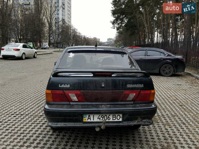 Черный ВАЗ 2115 Самара, объемом двигателя 1.6 л и пробегом 239 тыс. км за 2350 $, фото 2 на Automoto.ua