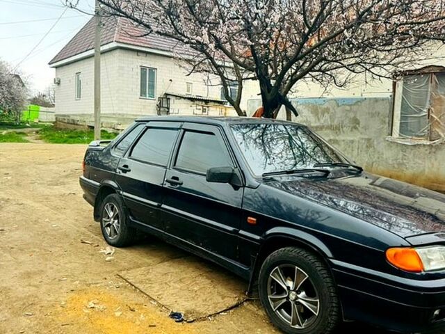 Черный ВАЗ 2115 Самара, объемом двигателя 1.6 л и пробегом 197 тыс. км за 1800 $, фото 1 на Automoto.ua