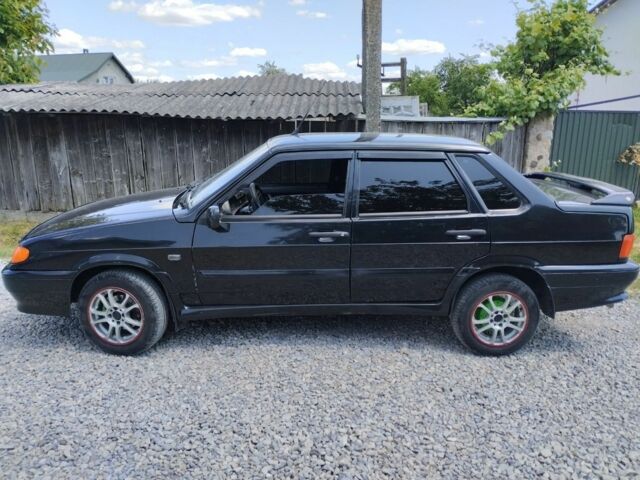Чорний ВАЗ 2115 Самара, об'ємом двигуна 1.6 л та пробігом 244 тис. км за 1700 $, фото 4 на Automoto.ua