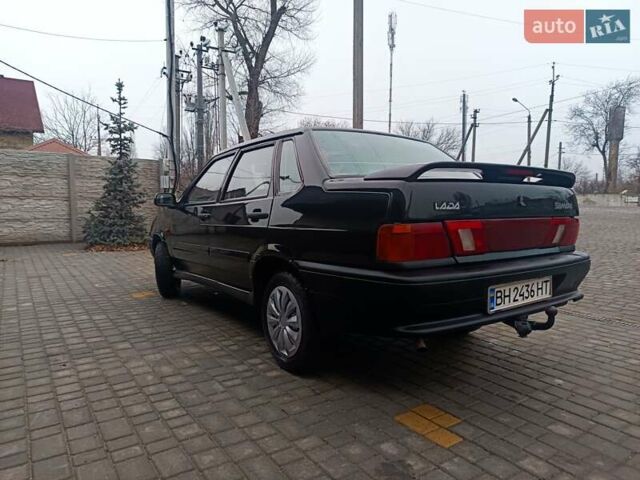 Чорний ВАЗ 2115 Самара, об'ємом двигуна 1.6 л та пробігом 190 тис. км за 1800 $, фото 9 на Automoto.ua