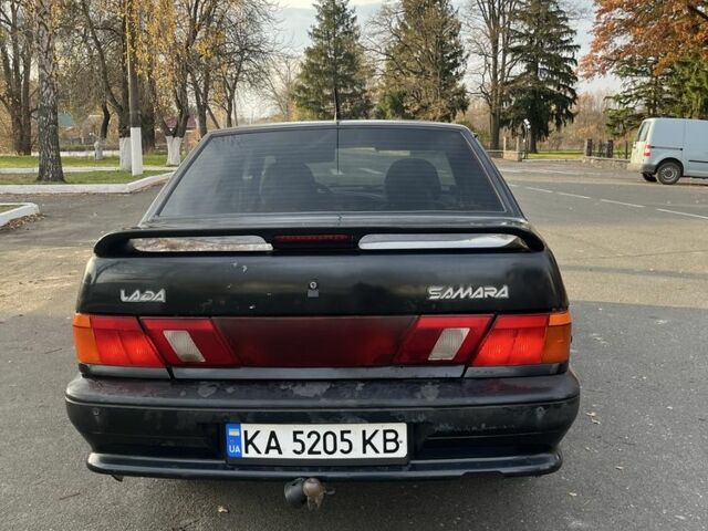 Чорний ВАЗ 2115 Самара, об'ємом двигуна 1.6 л та пробігом 220 тис. км за 2000 $, фото 2 на Automoto.ua