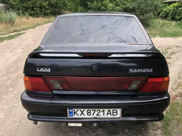 Черный ВАЗ 2115 Самара, объемом двигателя 1.6 л и пробегом 225 тыс. км за 2800 $, фото 3 на Automoto.ua