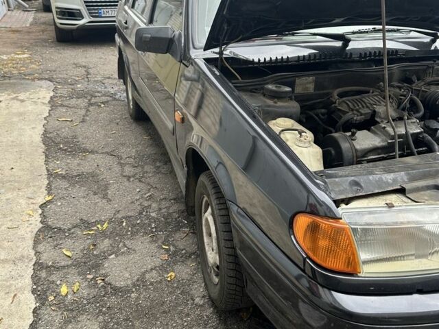 Черный ВАЗ 2115 Самара, объемом двигателя 1.6 л и пробегом 222 тыс. км за 1733 $, фото 1 на Automoto.ua