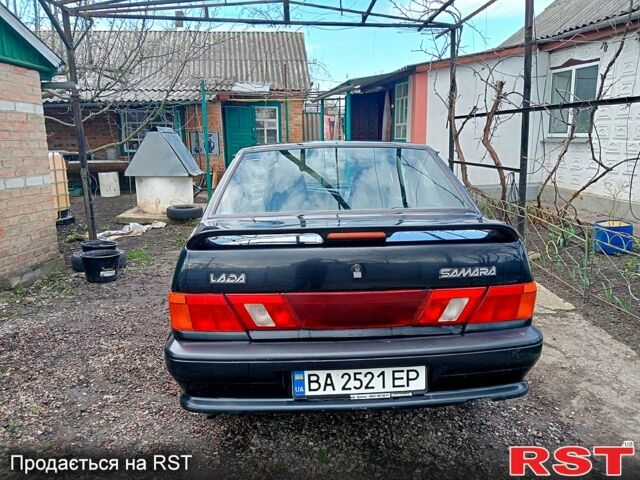 Черный ВАЗ 2115 Самара, объемом двигателя 1.6 л и пробегом 83 тыс. км за 2700 $, фото 10 на Automoto.ua