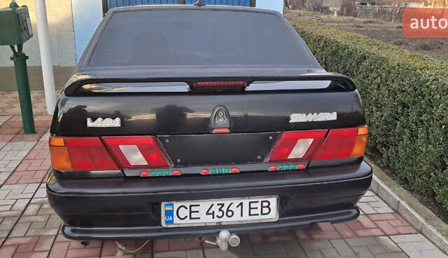 Черный ВАЗ 2115 Самара, объемом двигателя 1.6 л и пробегом 89 тыс. км за 2800 $, фото 2 на Automoto.ua