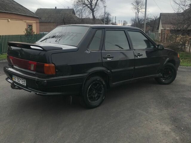 Чорний ВАЗ 2115 Самара, об'ємом двигуна 1.6 л та пробігом 200 тис. км за 1100 $, фото 1 на Automoto.ua