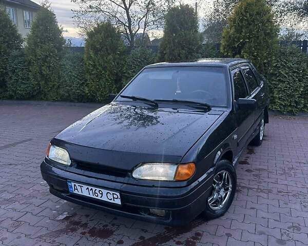 Черный ВАЗ 2115 Самара, объемом двигателя 1.6 л и пробегом 256 тыс. км за 2000 $, фото 2 на Automoto.ua