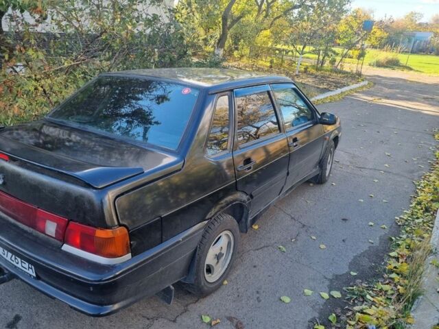 Черный ВАЗ 2115 Самара, объемом двигателя 1.6 л и пробегом 177 тыс. км за 1550 $, фото 4 на Automoto.ua