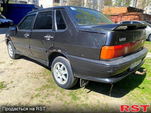 Черный ВАЗ 2115 Самара, объемом двигателя 1.6 л и пробегом 200 тыс. км за 1100 $, фото 5 на Automoto.ua