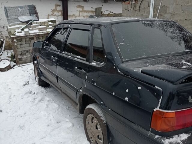 Черный ВАЗ 2115 Самара, объемом двигателя 1.4 л и пробегом 250 тыс. км за 1500 $, фото 1 на Automoto.ua