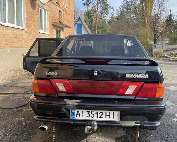 Чорний ВАЗ 2115 Самара, об'ємом двигуна 1.6 л та пробігом 305 тис. км за 2200 $, фото 2 на Automoto.ua