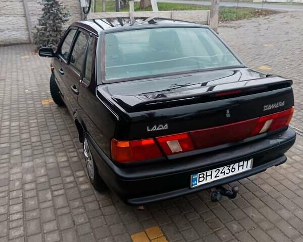 Чорний ВАЗ 2115 Самара, об'ємом двигуна 1.6 л та пробігом 190 тис. км за 1800 $, фото 7 на Automoto.ua